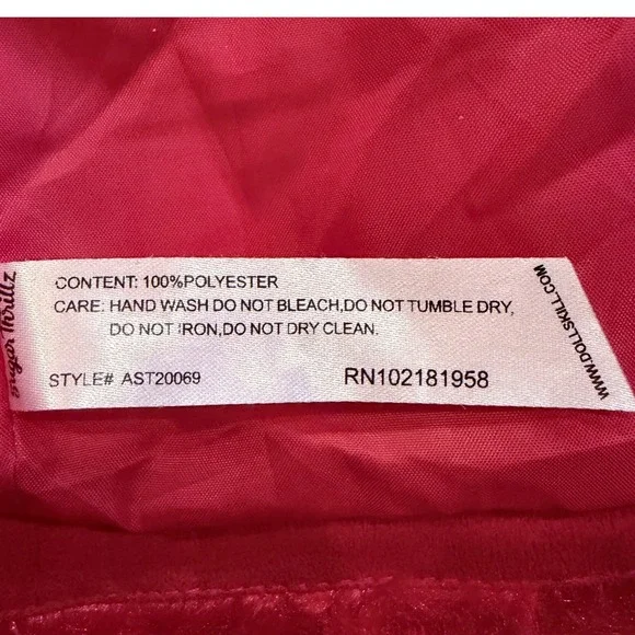 Sugar Thrillz Dolls Kill Red Faux Fur Cropped Jacket Heart Zipper AST20069 Small - Picture 6 of 10